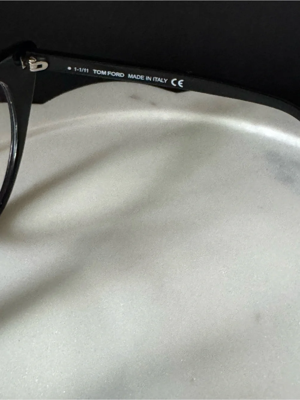 Vintage Tom Ford Black Nikita TF173 Cat-Eye Glasses - Picture 3 of 3